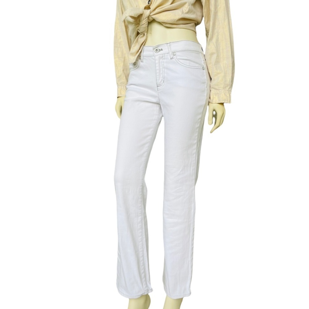 DKNY Jeans Women’s Bootcut White Jeans Pants - Picture 3 of 8